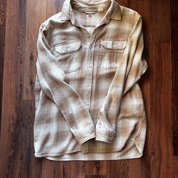 Levi's Jackson Worker Flannel size M - Picture 3 of 4